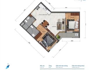 [chính chủ] cho thuê căn d1.1*.02 safira khang điền, 2 pn, 2wc