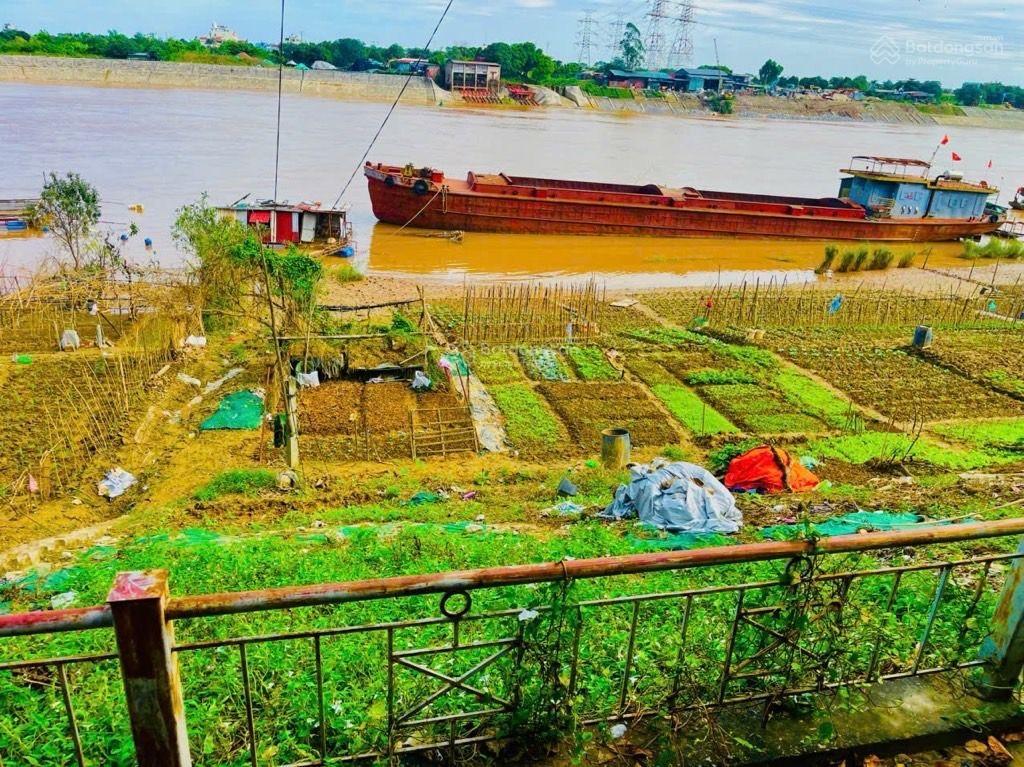 Nhà vườn 3 mặt tiền view sông đuống 121m2 mt 11,5m tỷ lệ vàng 20 ô tô đỗ trước nhà view sông đuống