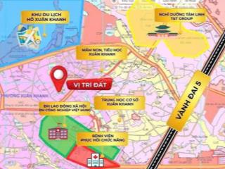 Bán 60 lô đất siêu đẹp trung tâm xuân khanh sơn tây ô tô tránh ngay các trường đh chỉ từ 1.7 tỷ/lô