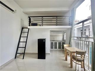 Cho thuê căn hộ duplex ban công  dt 35m2  full nội thất  ngay nguyễn trọng tuyển