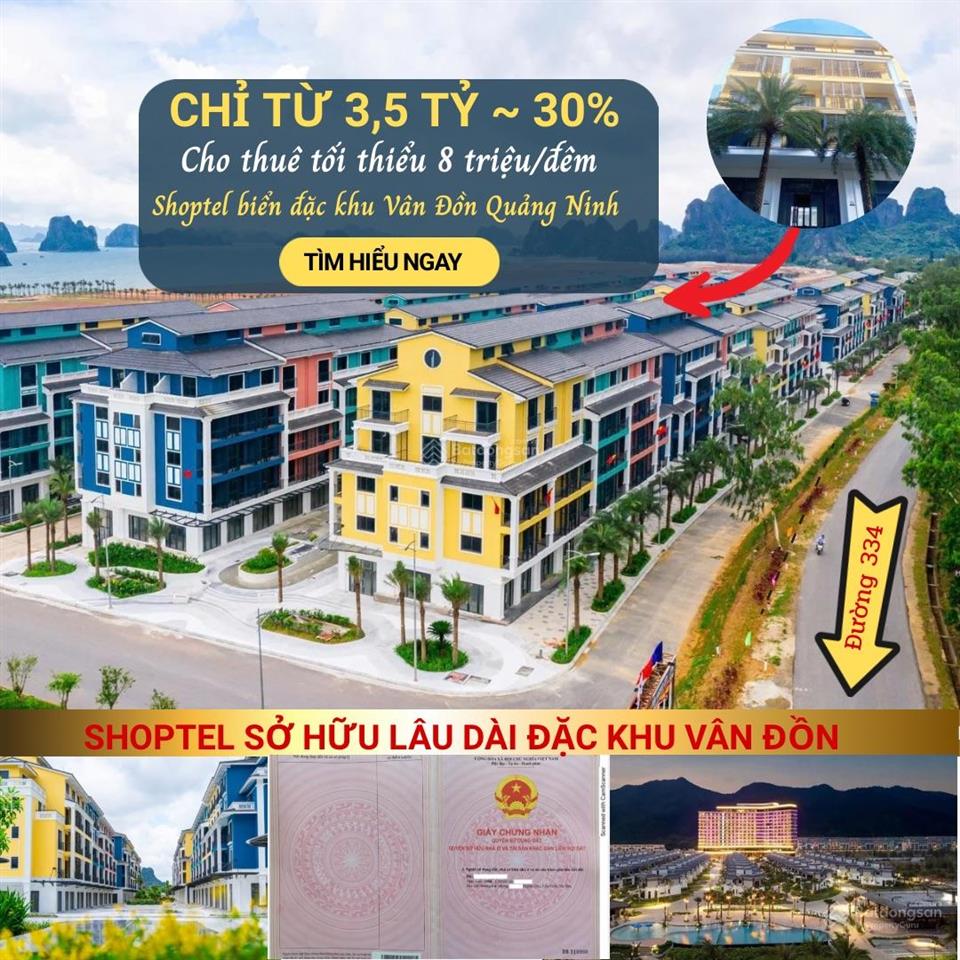 Chính chủ nhượng lại suất ngoại giao singapore shoptel sổ đỏ lâu dài tại sonasea đặc khu vân đồn