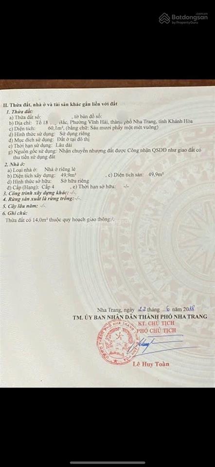 Căn góc hẻm ô tô đường 2/4
gần biểnchợ vĩnh hải bắc nha trang