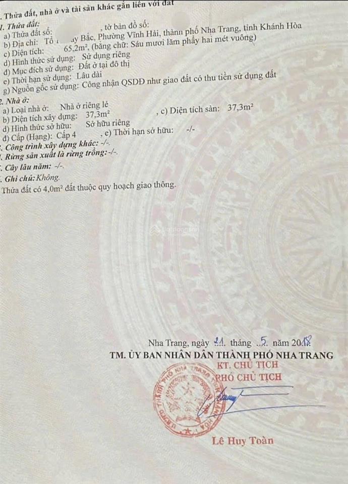 Căn góc hẻm ô tô đường 2/4
gần biểnchợ vĩnh hải bắc nha trang