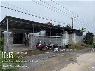 Cơ hội mua nhà mặt tiền đường liên thôn suối tiên , diên khánh ngang 10 giá siêu tốt