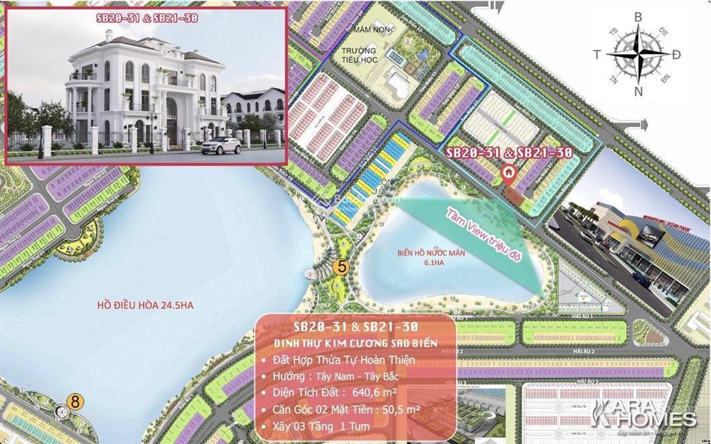 Siêu dinh thự 300 tỷ view biển tại vinhomes ocean park gia lâm, hà nội (0985 941 ***)