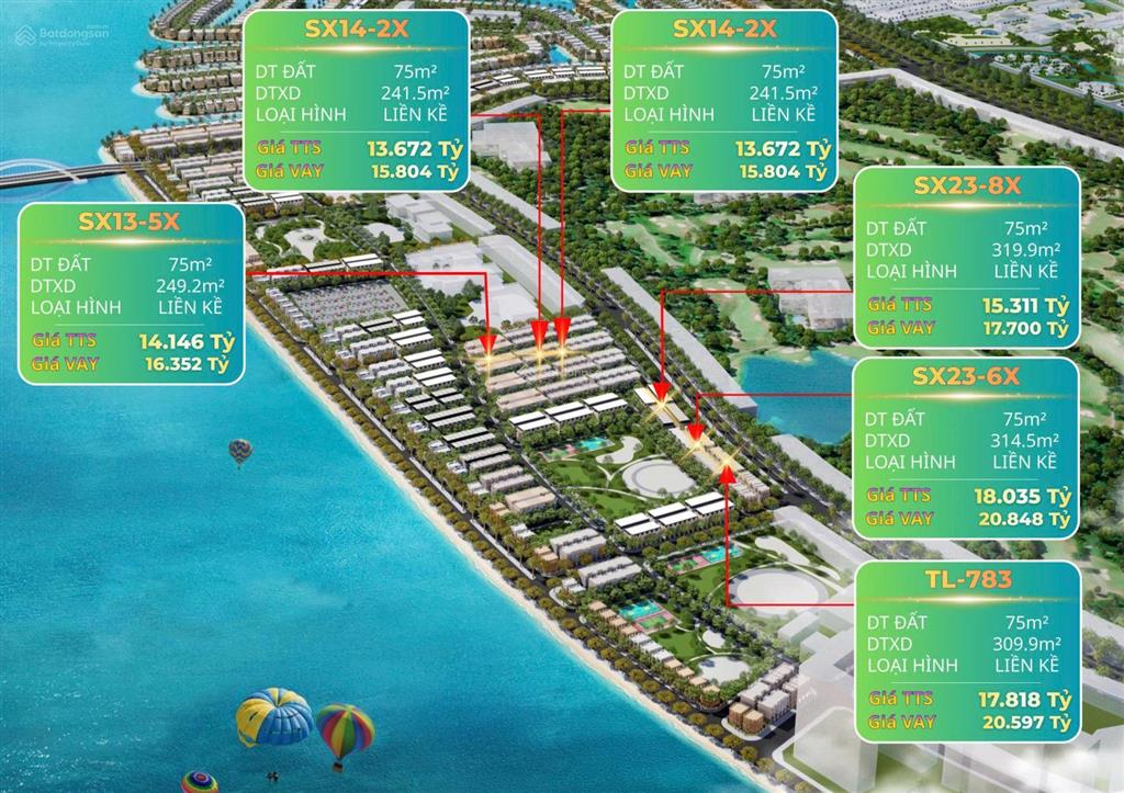 Hàng ngoại giao liền kề vịnh tiên sát biển và sân golf giá hời