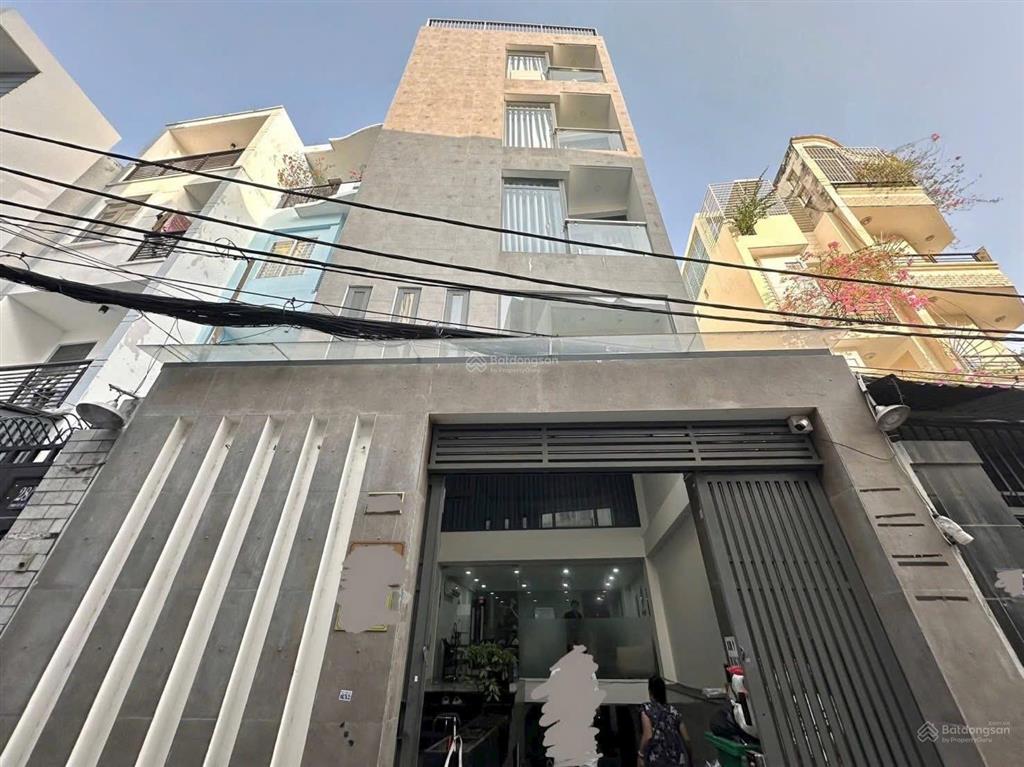 Toà nhà 7 tầng tân sơn nhì  90m² (6x16m) thang máy  hẻm kd 6m  cho thuê 55 triệu