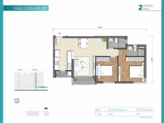 Chính chủ cần bán gấp căn góc 2pn 2wc 75m2 chung cư d'lusso quận 2, giá 5tỷ950 sẵn hđ thuê