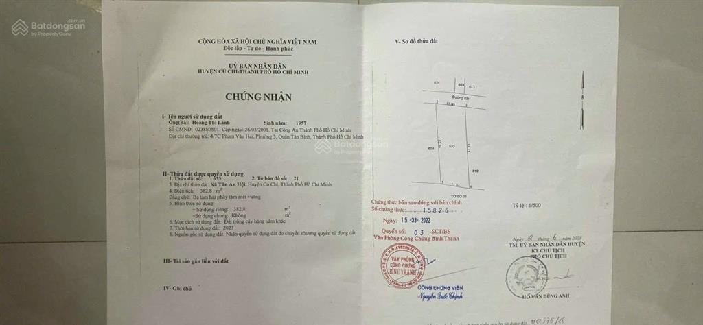 Bán dãy trọ 15 phòng ngay cầu vượt củ chi, 383m2 shr, đường nhựa oto, giá chỉ 1.3 tỷ