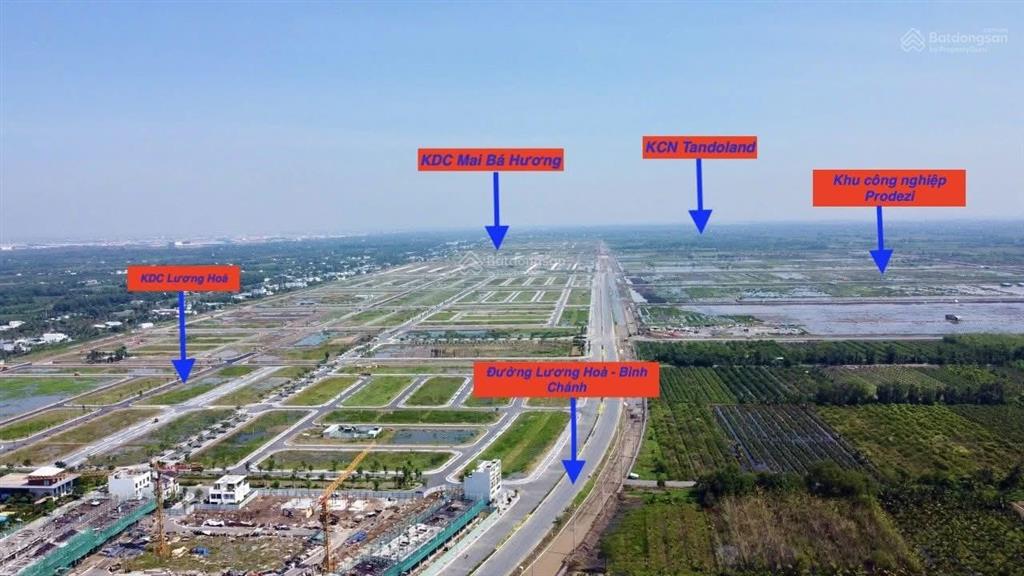 Bán đất full thổ 90m2đường nhựa 18mtrực diện hạ tầng võ văn kiệt, vành đai 3,4metro tương lai