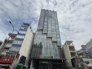 Tòa nhà văn phòng góc 2 mặt tiền ung văn khiêm p. 25, 198m2  dts 1218m2, hầm + 8 tầng, hđt 2.6 tỷ