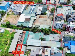 Lô đất 5.8x27=160m2 full thổ cư. tại vườn lài, an phú đông. cần bán gấp 8.5 tỷ. đường rộng 6m