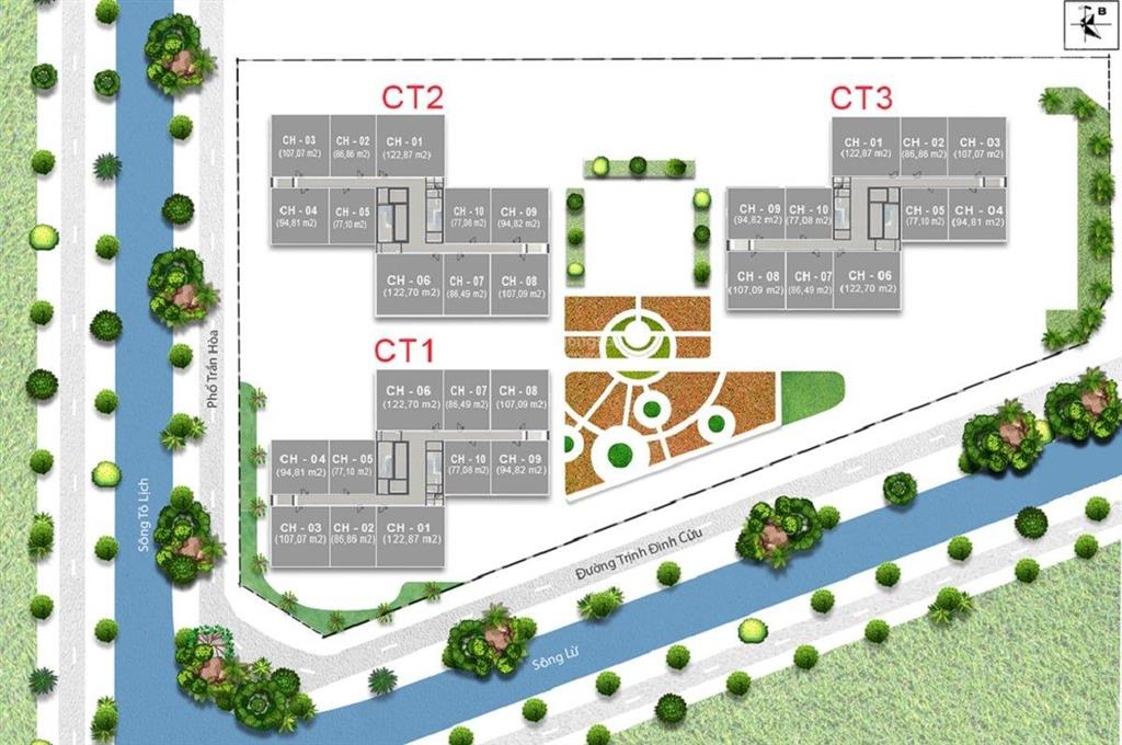 Ch trục 08 ct2 tầng trung đẹp nhất x2 đại kim, 3pn 2vs giá cực tốt 70tr/m2, view 2 hồ thoáng mát