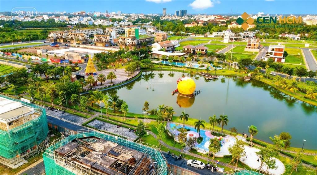 Căn góc vip nhất, kết nối đường n1 đầu hồ cảnh quan với đường chính dẫn vào khu nhà ở nam long