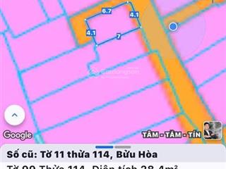 Chủ gửi bán nhà góc 3 mặt tiền (dt 28m2) sổ riêng thổ cư 100% p. bửu hoà. giá chỉ 1,350 tỷ