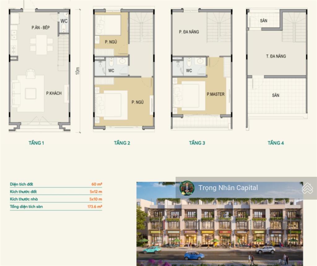Bán nhà phố liền kề tx516x, hướng đông nam, bàn giao q32026, giá 4,2x tỷ (allin)
