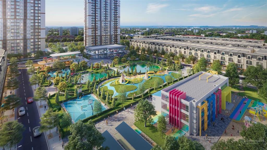 Liền kề gần hồ dt 120m2  18.1 tỷ  dự án alluvia city văn giang, hưng yên