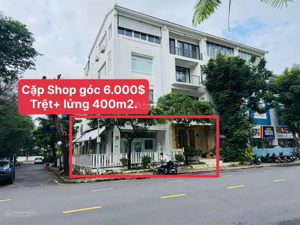 Cho thuê shop house mỹ kim 3  sát hồ bán nguyệt  giá thuê $6000