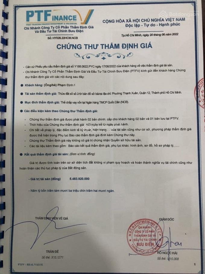 Nhà hxt ngộp bank nặng thạnh xuân 25, q12, 125m2, giá rẻ, 4.9 tỷ, chỉ 40tr/m2
