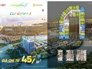 Sở hữu ngay căn 1pn + , 58.5m2 tại the onsen 1  charmora city nha trang, kèm ck19% giá tốt nhất