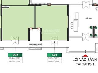 Cho thuê chân đế tòa chung cư zurich 02 căn mặt sảnh căn 02