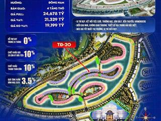 Td20 biệt thự song lập đảo isla bella | royal island vị trí trung tâm view sông uốn lượn