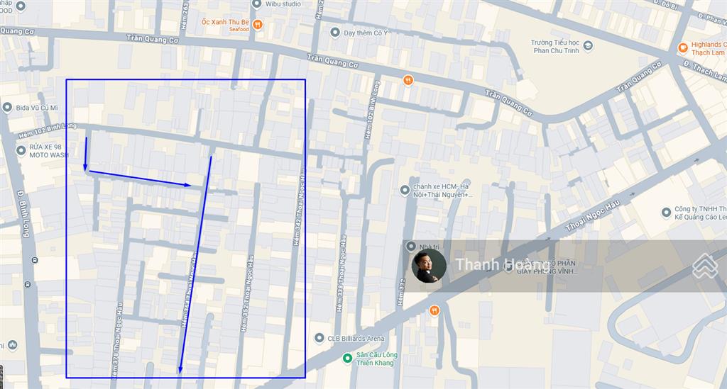 Giá tốt hxh 5m 48m2 thoại ngọc hầu 6tỷ5 tl 3 tầng