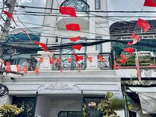 Nhà cực đẹp 4 tấm hẻm nhựa xe hơi cầu xéo. dt4x16m. giá 9.5 tỷ