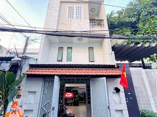 Hẻm xe tải 1 sẹc hương lộ 80  4.5m x 20m  3 lầu  nhà mới dọn vô ở ngay