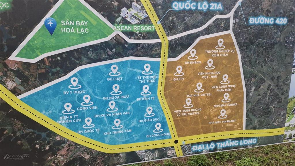 Cắt lỗ 500tr  bán nhanh lô đất 100m2 tại hòa lạc  giá chỉ 2.5 tỷ