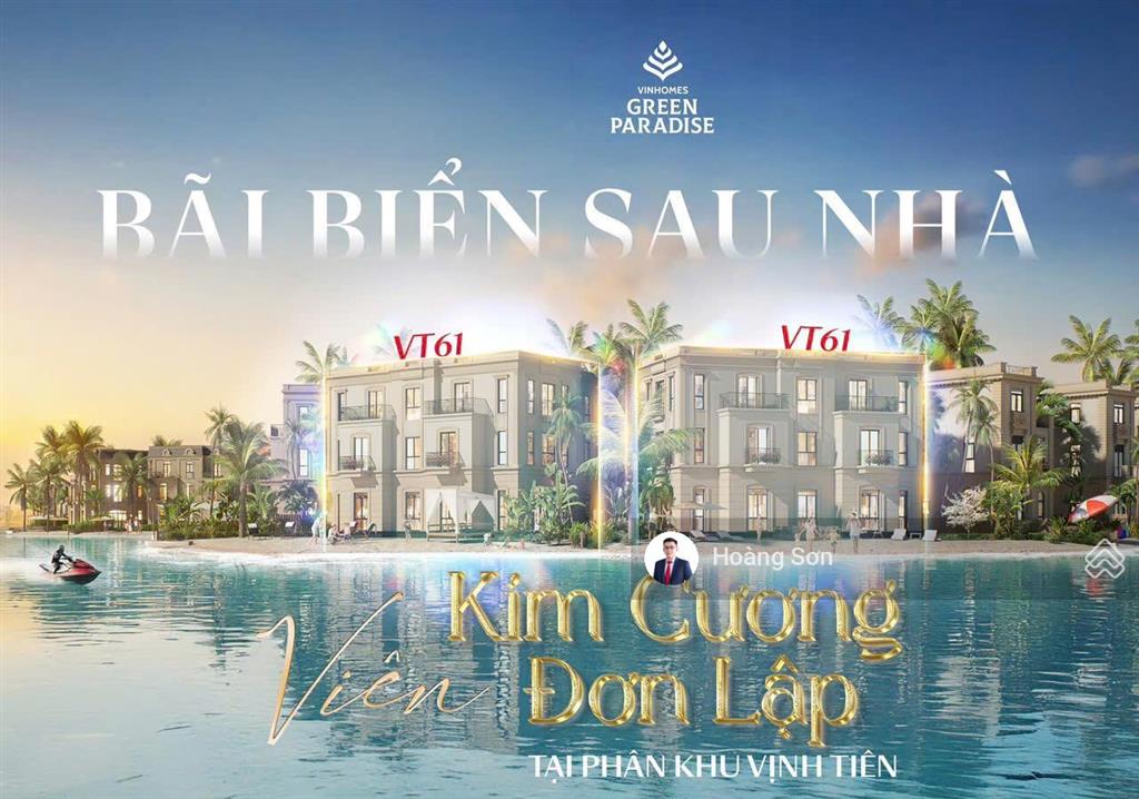 Biệt thự đơn lập vip mặt hồ lagoon 10km khu vịnh tiên, dt đất 418m2. hàng xóm tài phiệt, đẳng cấp