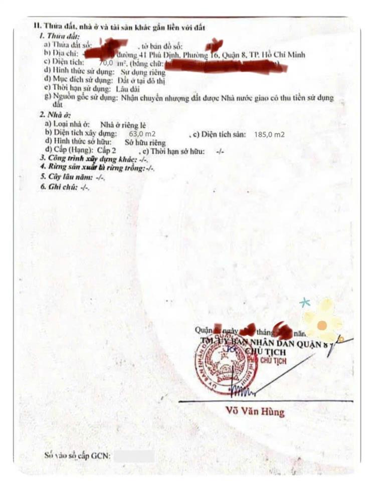 Bán nhà đẹp quận 8, đường ô tô  4.5x16m 3 tấm 4pn, 1 trệt 2 lầu, giá chỉ 6 tỷ!