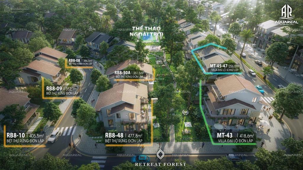 Độc quyền duy nhất 1 căn villa song lập biệt thự rừng giá chỉ 16.1 tỷ. tốt nhất thị trường