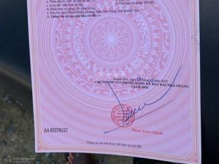 Chính chủ cần bán gần làng đại học khánh hòa