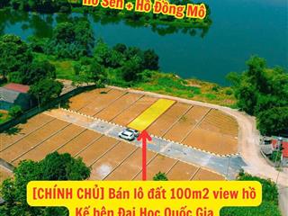 Em chính chủ bán nhanh chỉ từ 2 tỷ/lô đất nền hoà lạc full thổ cư gần các đại học lớn fpt, đh qghn