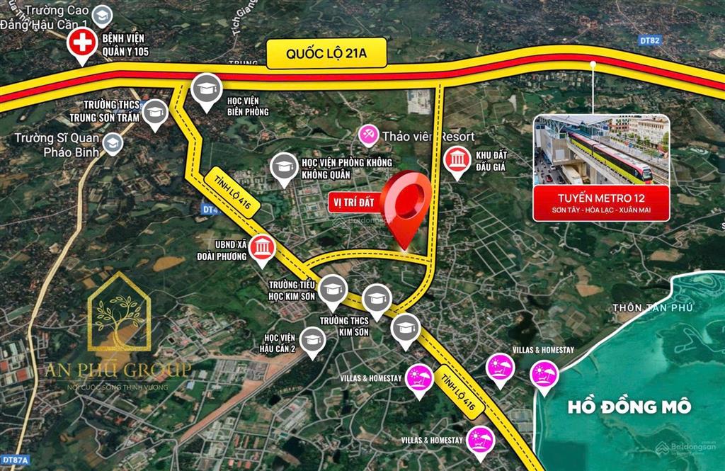 Chính chủ em bán 113m2 giá chỉ 2 tỷ/lô hàng f0 gần khu cnc và đại học ở hoà lạc