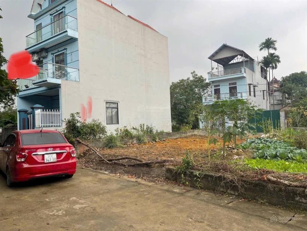 Bán đất tại xã hoàng văn thụ, chương mỹ, hà nội, 99m2 fun thổ cư, 2 mặt tiền rộng 5,7m. giá hơn 2ty