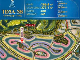 Td3a38  song lập isla bella | biệt thự đắt giá nhất vũ yên