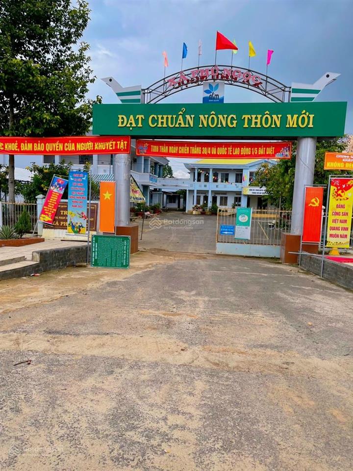 Bán đất ngay gần quốc lộ 20, trung tâm xã phú ngọc, đường ô tô, sổ hồng riêng, gần chợ trường học