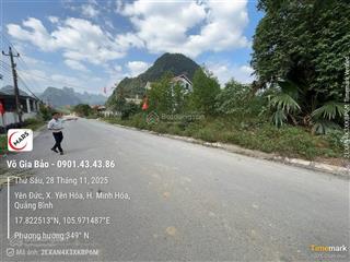 Chính chủ bán đất tại thôn yên thắng, yên hóa, minh hóa, quảng bình