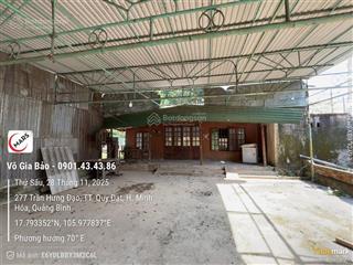 Chính chủ cần bán đất tặng nhà cũ tại quy đạt, minh hóa, quảng bình