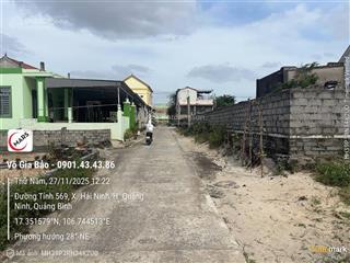 Bán nhanh thửa đất đẹp tại thôn cửa thôn, hải ninh, quảng ninh, quảng bình
