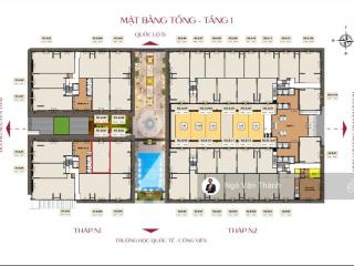 Shophouse kinh doanh ngay sảnh lễ tân tháp n1 dt 89m2 giá chỉ 3,8 tỷ.  0777 066 ***