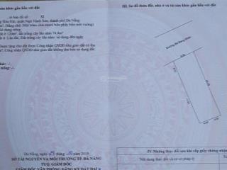 Hàng hiếm tại đường bà bang nhãn, hòa hải, ngũ hành sơn, đà nẵng, 61 triệu/m2, 194.4m2