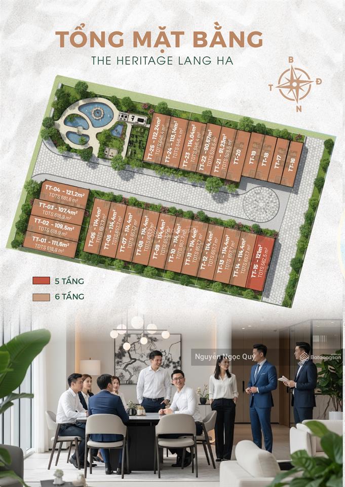 Duy nhất 1 lô vip ngoại giao giá đầu tư, trung tâm ba đình  the heritage 29 láng hạ