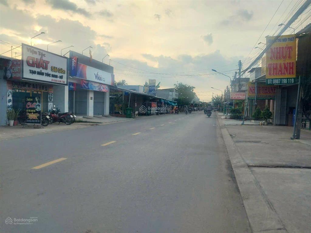 Bán đất mặt tiền ql57 khu phố 3, thị trấn mỏ cày, bến tre.