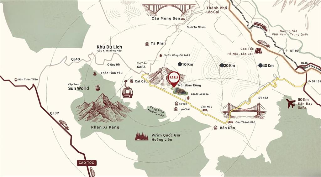 Korin  the herbal forest onsen 18 biệt thự nghỉ dưỡng núi cao cấp siêu hiếm| 616m | 33 tỷ