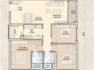 Căn hộ full nội thất 3pn delasol giá 14,5 tỷ all in view sông trực diện lầu cao   0836 414 *** xem