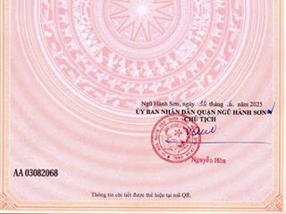 Bán đất dương tôn hải, hòa hải, ngũ hành sơn, đà nẵng, 5,5 tỷ, 90m2