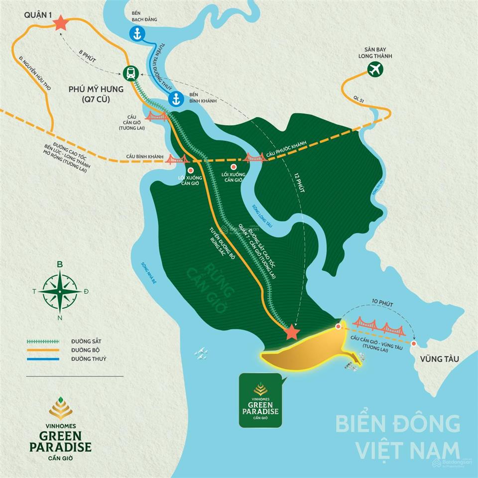 Chuẩn căn 3pn vào 30% ~1tỷ68 căn hộ vinhomes cần giờ view biển  cơ hội không lặp lại gđ1 căn hộ cg